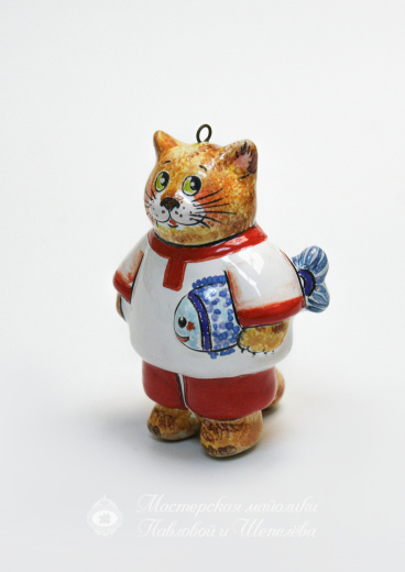 Кот с рыбкой
