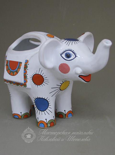 Слон-лейка из детской коллекции "Лубок" 1